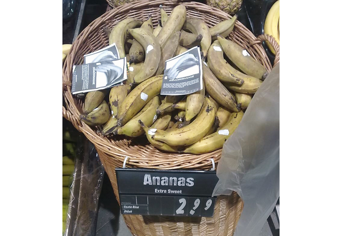 Ananas/Gemüsebanane
