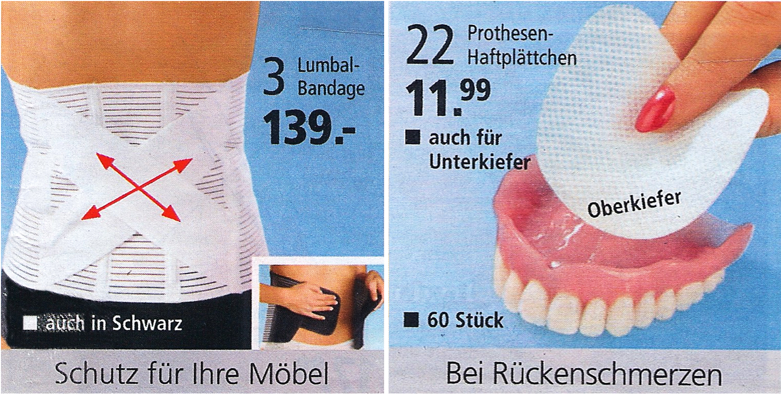 Haftplättchen bei Rückenschmerzen