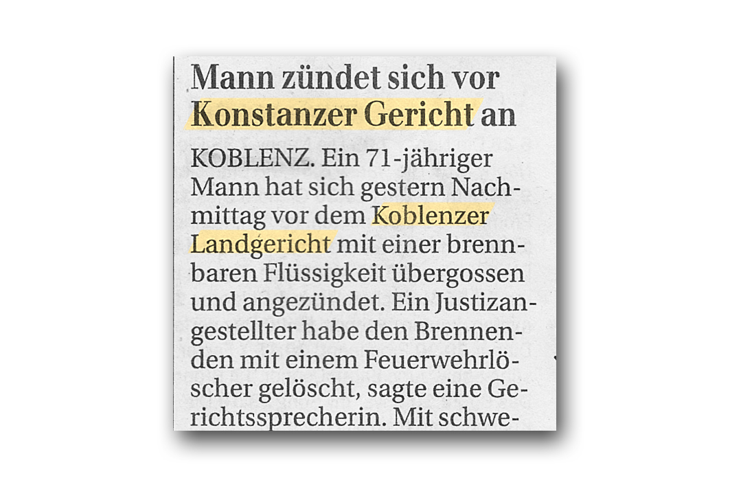 Konstanzer und Koblenzer Gericht